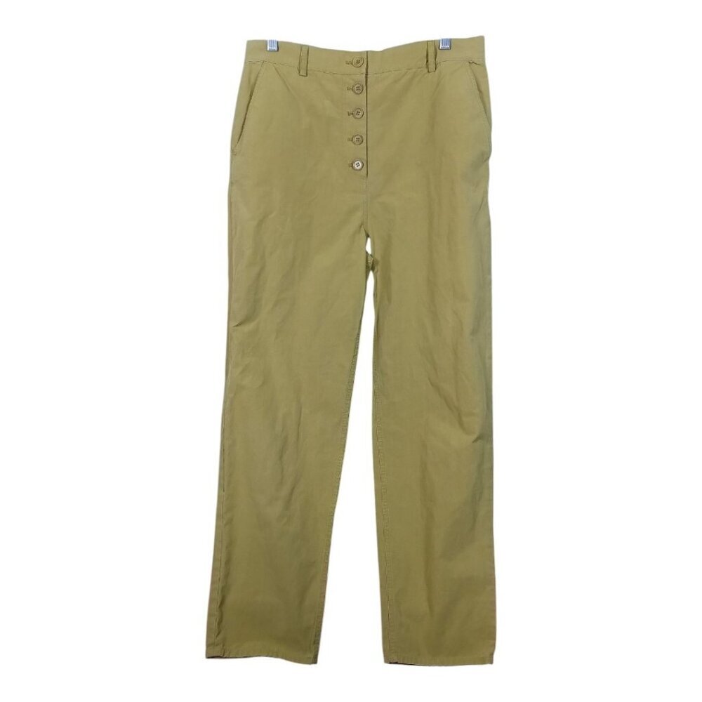 COS Straight Leg Pants in Mustard